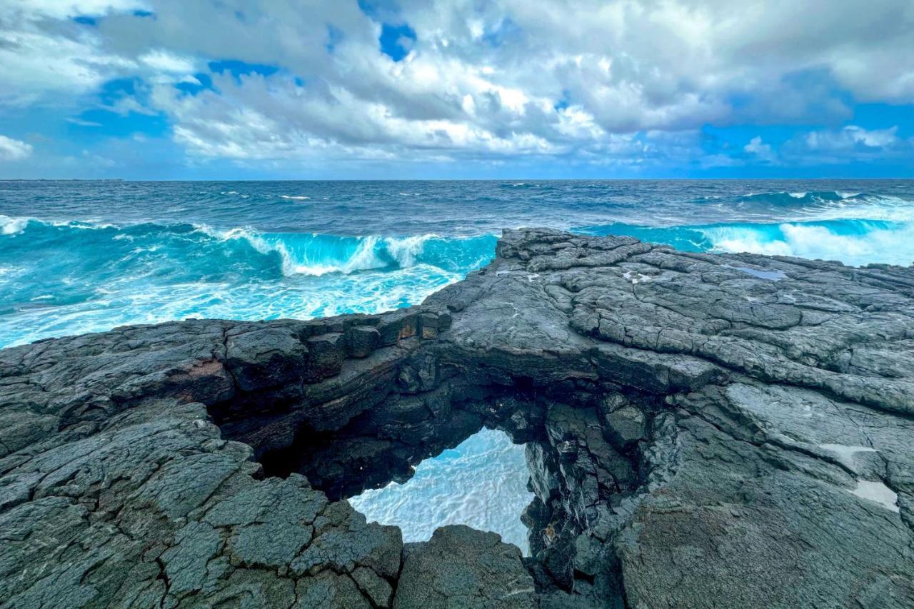 Keaau Direct Oceanfront, Big Island Home מראה חיצוני תמונה