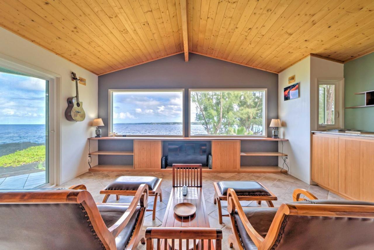 Keaau Direct Oceanfront, Big Island Home מראה חיצוני תמונה