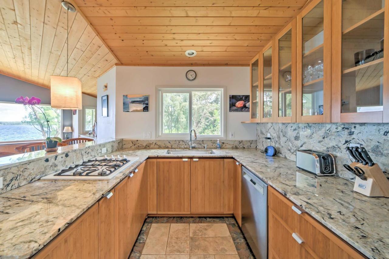 Keaau Direct Oceanfront, Big Island Home מראה חיצוני תמונה