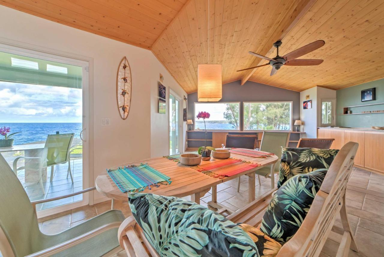 Keaau Direct Oceanfront, Big Island Home מראה חיצוני תמונה